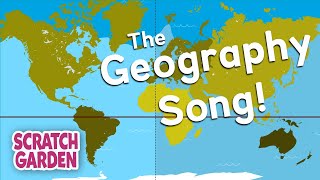 The Geography Song  Globe vs Map Song  Scratch Garden [upl. by Yelnik]