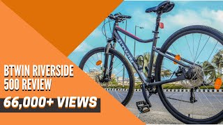 Btwin Riverside 500 review  Decathlon Bicycle  INR 22999 VeloCrushIndia SwitchToCycle [upl. by Neufer]