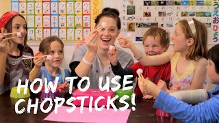 HOW TO USE CHOPSTICKS  4 Easy Steps for adults [upl. by Seraphine]