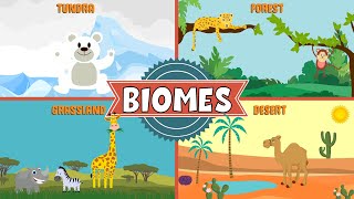 Biomes of the World  Types of Biomes  Video for Kids [upl. by Etep]