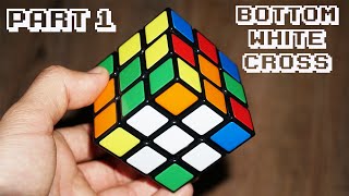 How to Solve a Rubiks Cube  Part 1  White Cross Easiest Method [upl. by Edak]