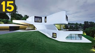 TOP 15 Futuristic Houses [upl. by Enale53]