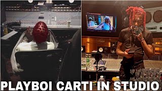 Playboi Carti In Studio [upl. by Odnalo611]