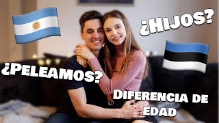 Preguntas y Respuestas en Pareja Intercultural  Diferencia de EDAD Hijos y más 🇪🇪 🇦🇷 [upl. by Bogosian876]