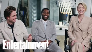 John David Washington Robert Pattinson amp Elizabeth Debicki Dish On Tenet  Entertainment Weekly [upl. by Mignon]