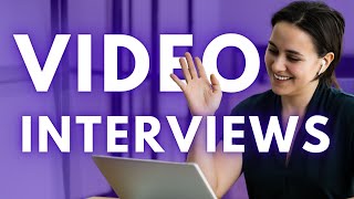 How To Prepare For Video Interviews [upl. by Wina]