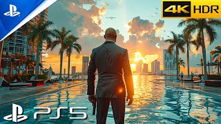 MIAMI PS5 Immersive ULTRA Realistic Graphics Gameplay 4K60FPS Hitman 2 [upl. by Nilek]