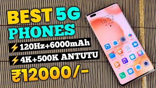 SUPER AMOLED 108MP  TOP 5 Best 5G Smartphones Under 12000 in December 2024  Best Phone Under 12000 [upl. by Noyerb]