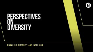 Perspectives on Diversity [upl. by Ettenna]