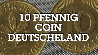 10 Pfennig Coin of Germany Bundesrepublik Deutschland [upl. by Neural]