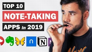 The 10 Best NoteTaking Apps in 2019 [upl. by Nnaeirual]