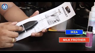 IKEA MILK FROTHER Review amp Battery Installation [upl. by Jobey]