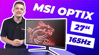 1440p AND 165Hz gaming monitor  MSI Optix G27CQ4 unboxing [upl. by Hussey274]