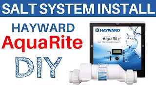 Hayward Aqua Rite Salt System Install Salt Cell for Pool Salt Systems Installation [upl. by Ttej]