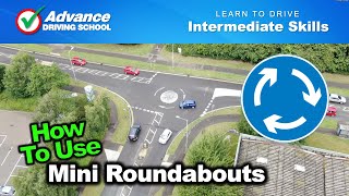 How To Use A MiniRoundabout  Learn to drive Intermediate skills [upl. by Nor]