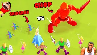 NOOB vs PRO vs HACKER in TOY WARFARE with SHINCHAN and CHOP [upl. by Consuelo]