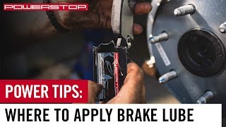 How To Apply Brake Lube  PowerStop [upl. by Iong]