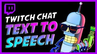 How to Text To Speech your Twitch Chat  TTS [upl. by Sixele]