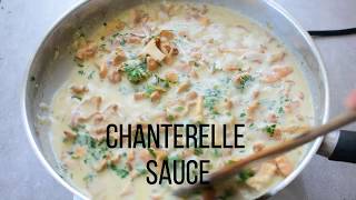 Creamy chanterelle sauce [upl. by Reerg504]