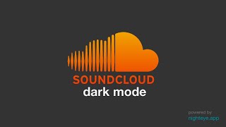 How to enable SoundCloud dark mode [upl. by Goldie649]