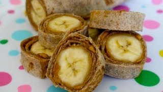 Snack Food Recipes for Kids How to Make Banana Bites for Children  Weelicious [upl. by Cesaria572]