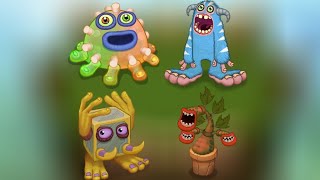 How To Breed All The Rare 1 Element Monsters On Plant Island  My Singing Monsters [upl. by Nagey]