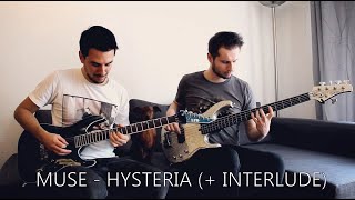 MUSE  Interlude  Hysteria GUITAR amp BASS COVER [upl. by Aemat]