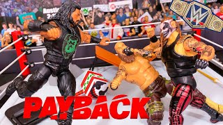 The Fiend vs Roman Reigns vs Braun Strowman  Action Figure Match Universal Championship [upl. by Orsola722]