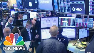 Stock Trading Halted After Markets Plunge At Market Open  NBC News [upl. by Nomal974]