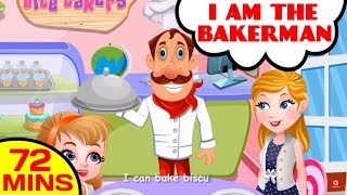 I am The Baker Man  Pat A Cake Song amp Food Songs by Baby Hazel Nursery Rhymes [upl. by Mckenzie889]