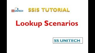 lookup transformation in ssis  Lookup Scenarios   SSIS tutorial Part 24 [upl. by Born]