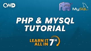 PHP amp MySQL Tutorial  Learn PHP From Scratch  Full Tutorial [upl. by Nauqit334]