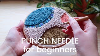 How to Punch Needle  3 Different Techniques Youll Love [upl. by Retluoc155]