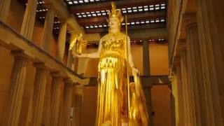 Parthenon Nashville Athena tour in 4k [upl. by Yesnil697]