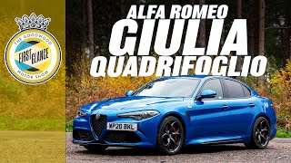 2021 Alfa Romeo Giulia Quadrifoglio  Road review [upl. by Amo]