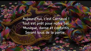 Poésie  Carnaval [upl. by Nwahsir]