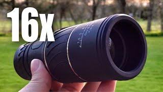 16x52 HD 16x Magnification Zoom Monocular by ARCHEER Review [upl. by Keithley287]