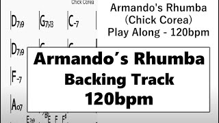 Armandos Rhumba Play Along  Backing Track [upl. by Rosenwald576]