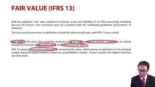 Fair value IFRS 13  ACCA Financial Reporting FR [upl. by Tonya]