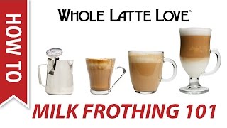 Milk Frothing for Beginners [upl. by Rickie]