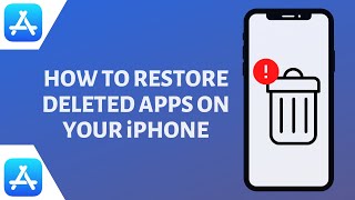 How to Restore Deleted Apps on Your iPhone or iPad  2022 Method [upl. by Tohcnarf]