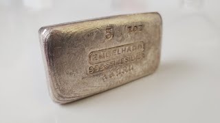 Engelhard 5 Ounce Silver Bars [upl. by Mareld518]