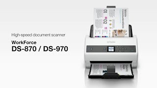 Epson WorkForce DS870 and DS970 Document Scanners [upl. by Aitital505]