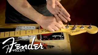 How To Change Your Bass Strings  Fender [upl. by Nalahs108]