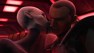 Star Wars TCW  General Grievous meets Asajj Ventress  Commander Colts Death HD [upl. by Annoved]