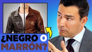 ¿Qué Es Más Atractivo Chaquetas de Cuero Negras vs Marrones  AskAntonio [upl. by Ginnifer]