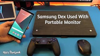 Samsung Dex Used With Portable Touch Monitor [upl. by Alodie]