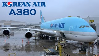 🇺🇸 Los Angeles LAX to Seoul ICN 🇰🇷 Korean Air Airbus A380  FULL FLIGHT REPORT Polar route [upl. by Atilegna]