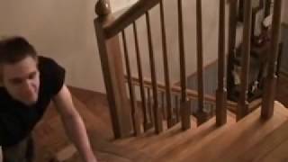 Angry Staircase Fall Prank [upl. by Lagas591]