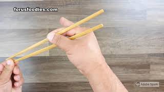 How to USE chopsticks The easiest way [upl. by Mascia]